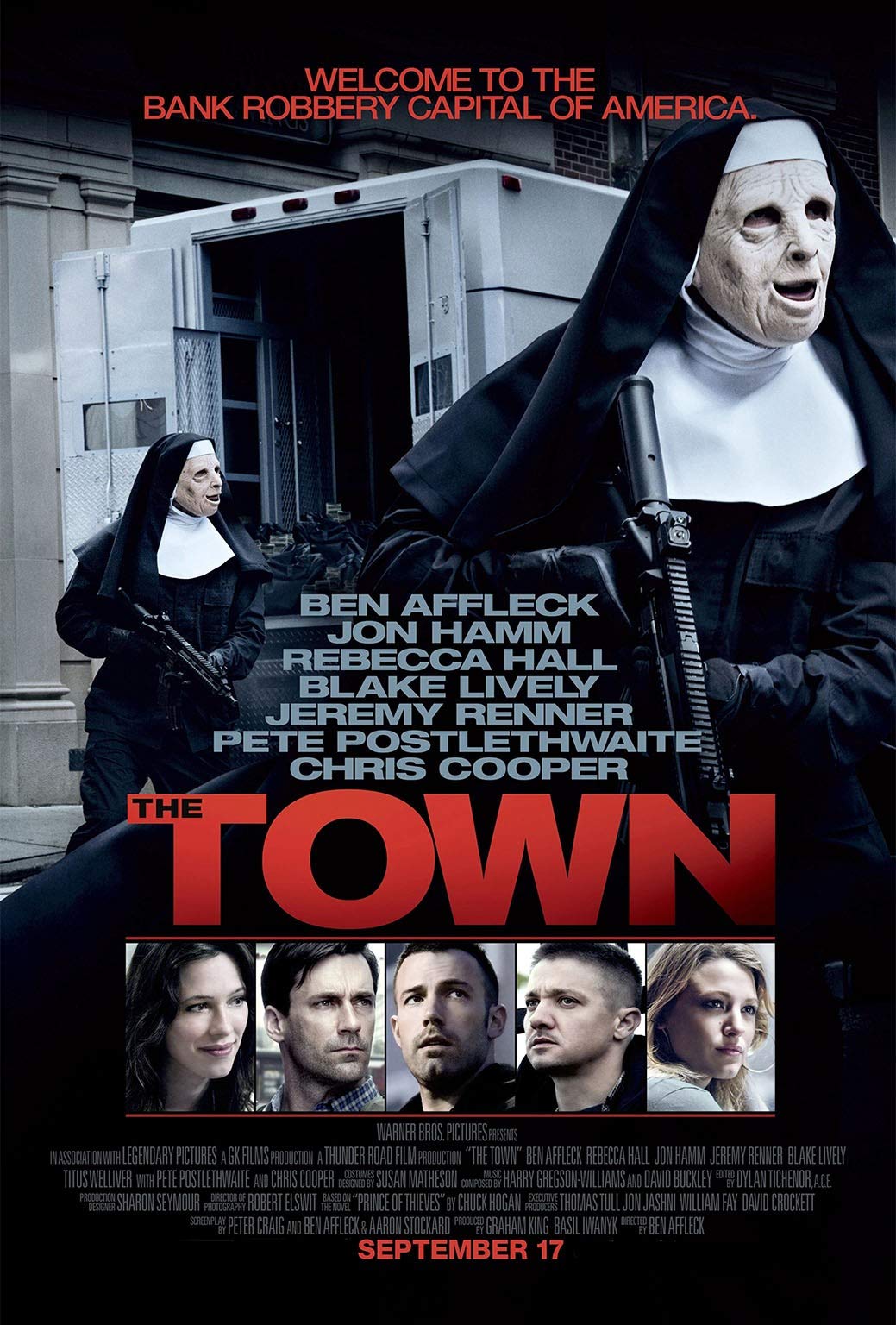 Amazon.com: Posters USA The Town Movie Poster GLOSSY FINISH