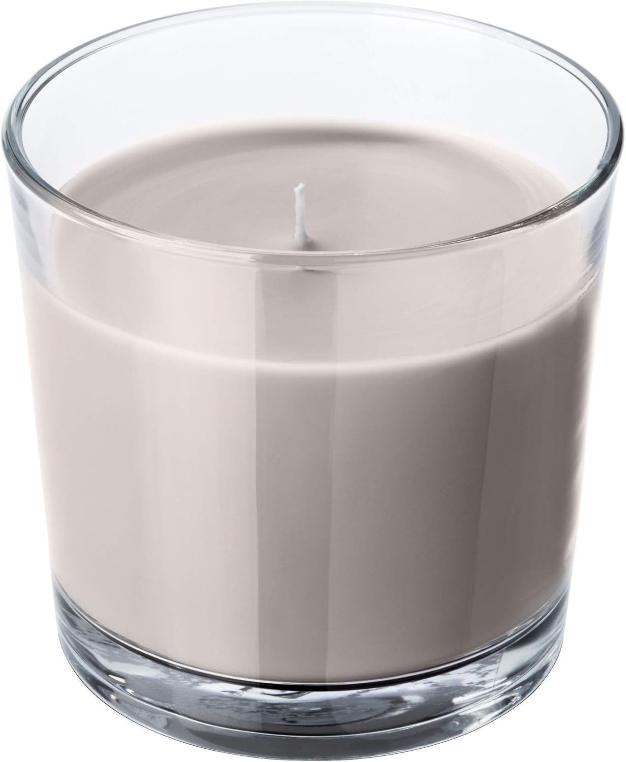 Scented candle in glass, Nutmeg and vanilla, grey Buy Online at Best