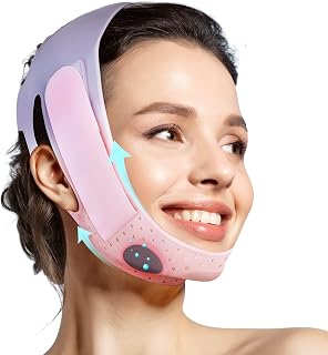 Double Chin Reducer V Line Face Lifting Tape Face Strap, Soft Silicone Chin Strap Face Shaper to Removing Double Chin for Women and Men