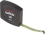 Crescent Lufkin 1/4" x 10' Mesure de la bande de poche jaune de la plie - W6110 , noir