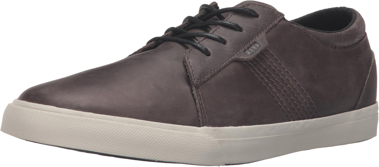 Amazon.com | Reef Men's Ridge LUX Fashion Sneaker, Gunmetal, 8.5 M US | Fashion Sneakers