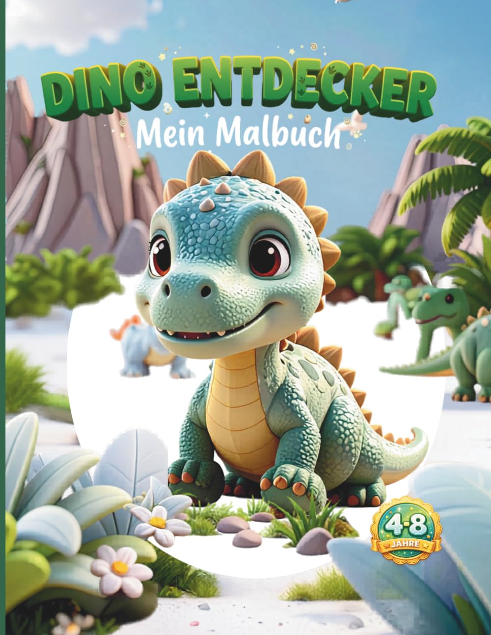 Dino Entdecker Main Malbuch