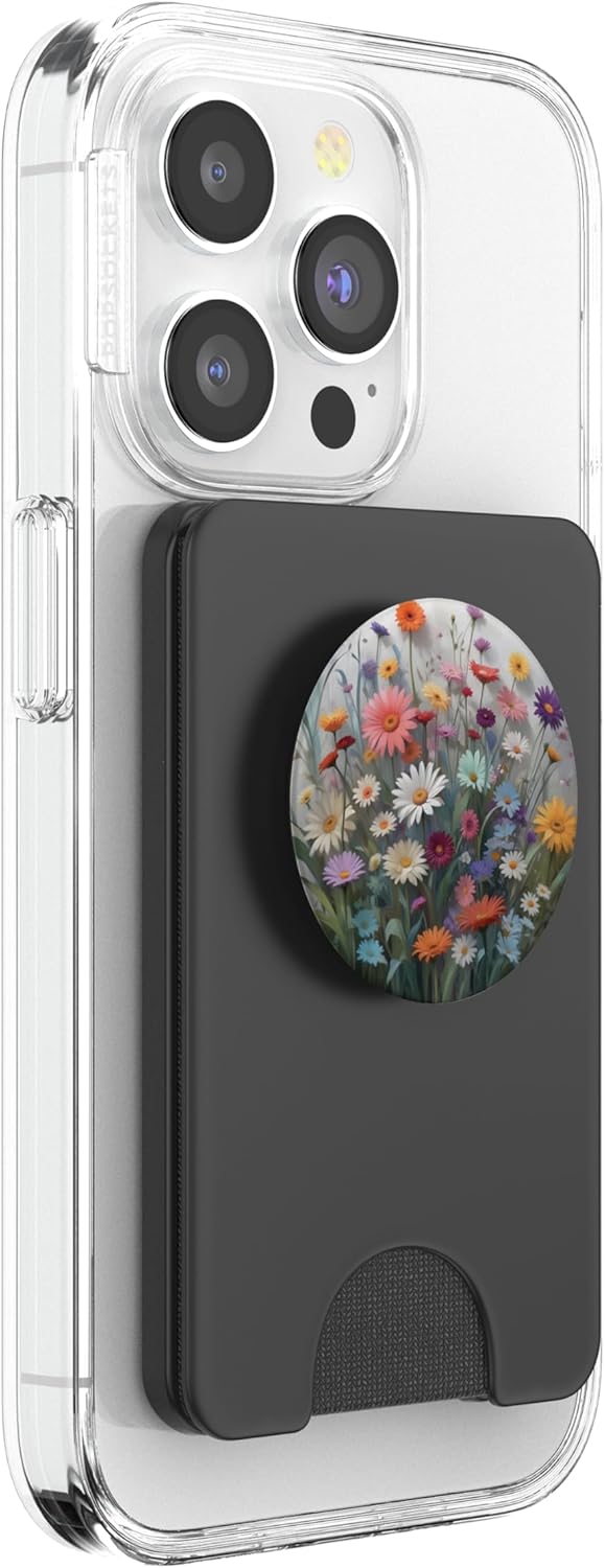 Blooming Flowers Mixed Flower Bouquet PopSockets PopWallet for MagSafe
