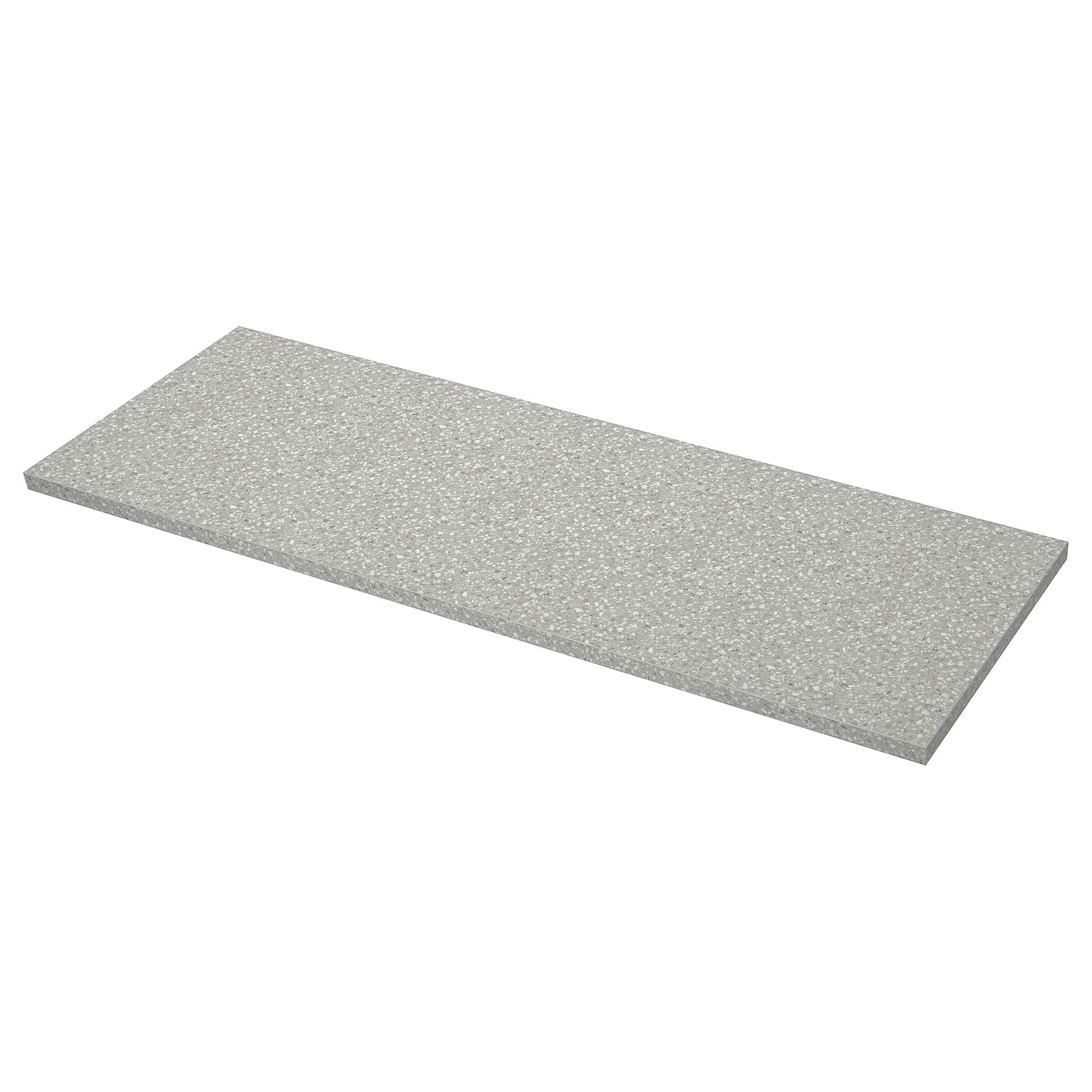 Plan de travail SÄLJAN gris clair en stratifié 186 cm pour rénovation cuisine