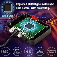 Vista 2 de Five Star Antena de TV HD para exteriores más potente de hasta 150 millas de largo alcance con rotación motorizada de 360 grados, radio UHF/VHF/FM