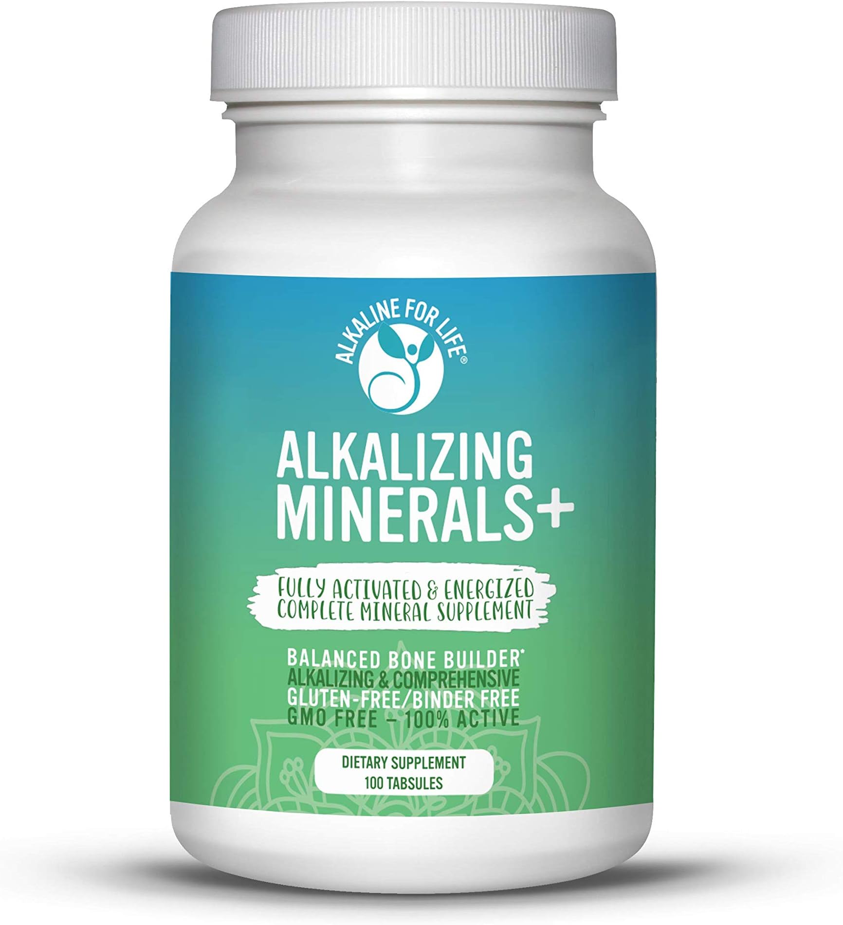 Alkaline for Life Alkalizing Minerals+ | Bioavailable Calcium, Magnesium & Potassium | pH Balance Support | Citrate, Malate & Glycinate Forms | No Fillers | Gluten-Free, Non-GMO | 120-Count Capsules