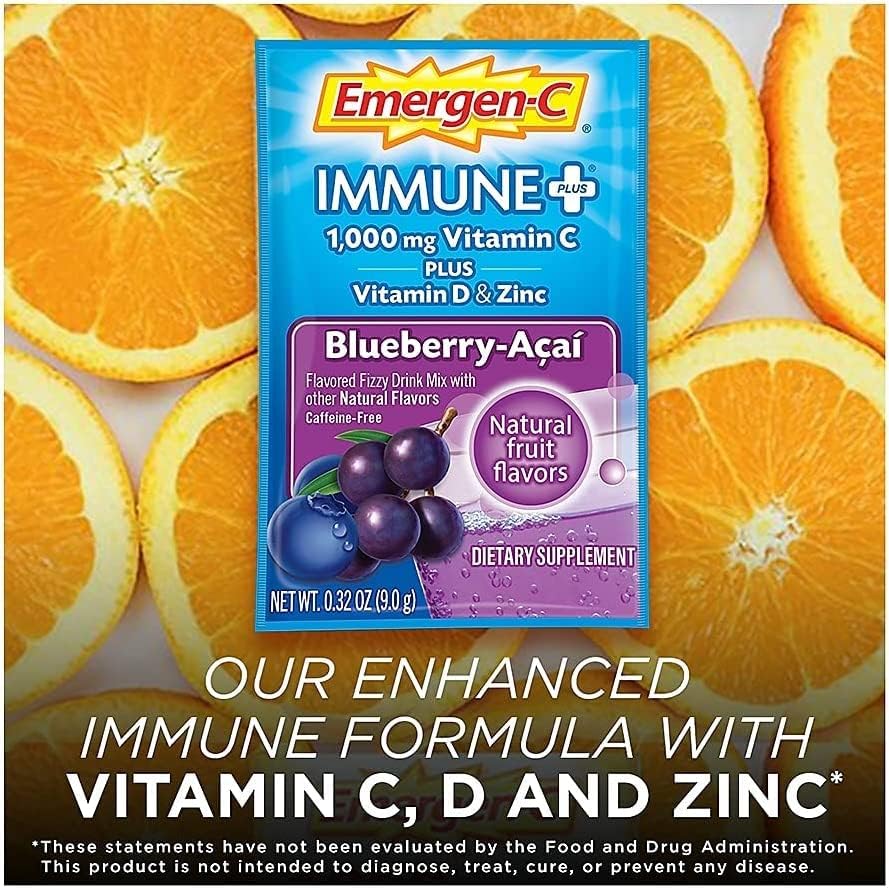 ALA100007 - Emergen-C Immune Formula, 0.3 Ounce Each, 30 Count (Pack of 1)
