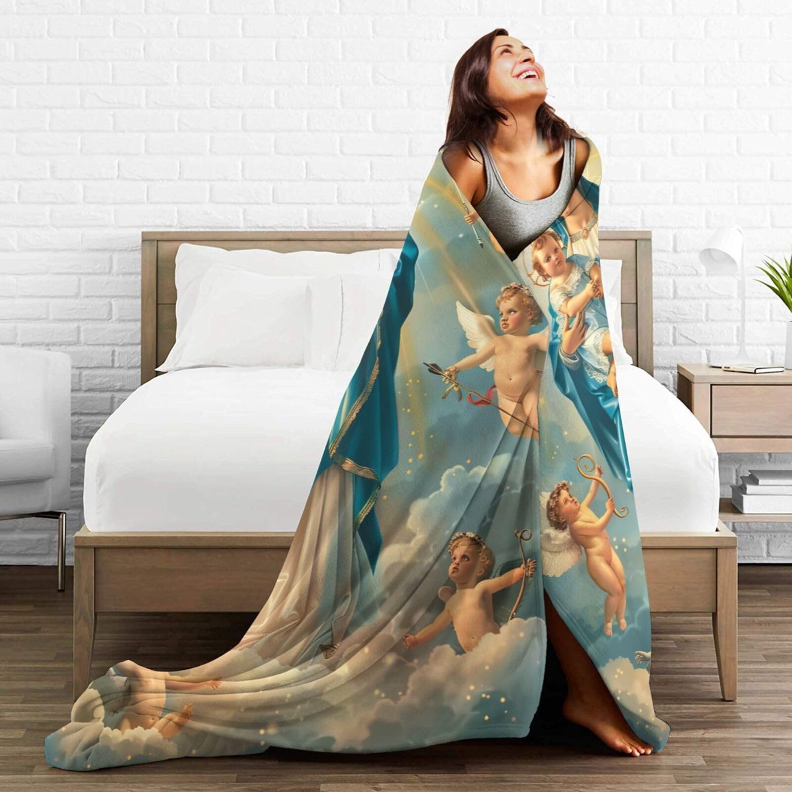 その他 Virgin Mary Blanket Amazon.com: Our Lady of Guadalupe Virgin Mary Throw Blanket