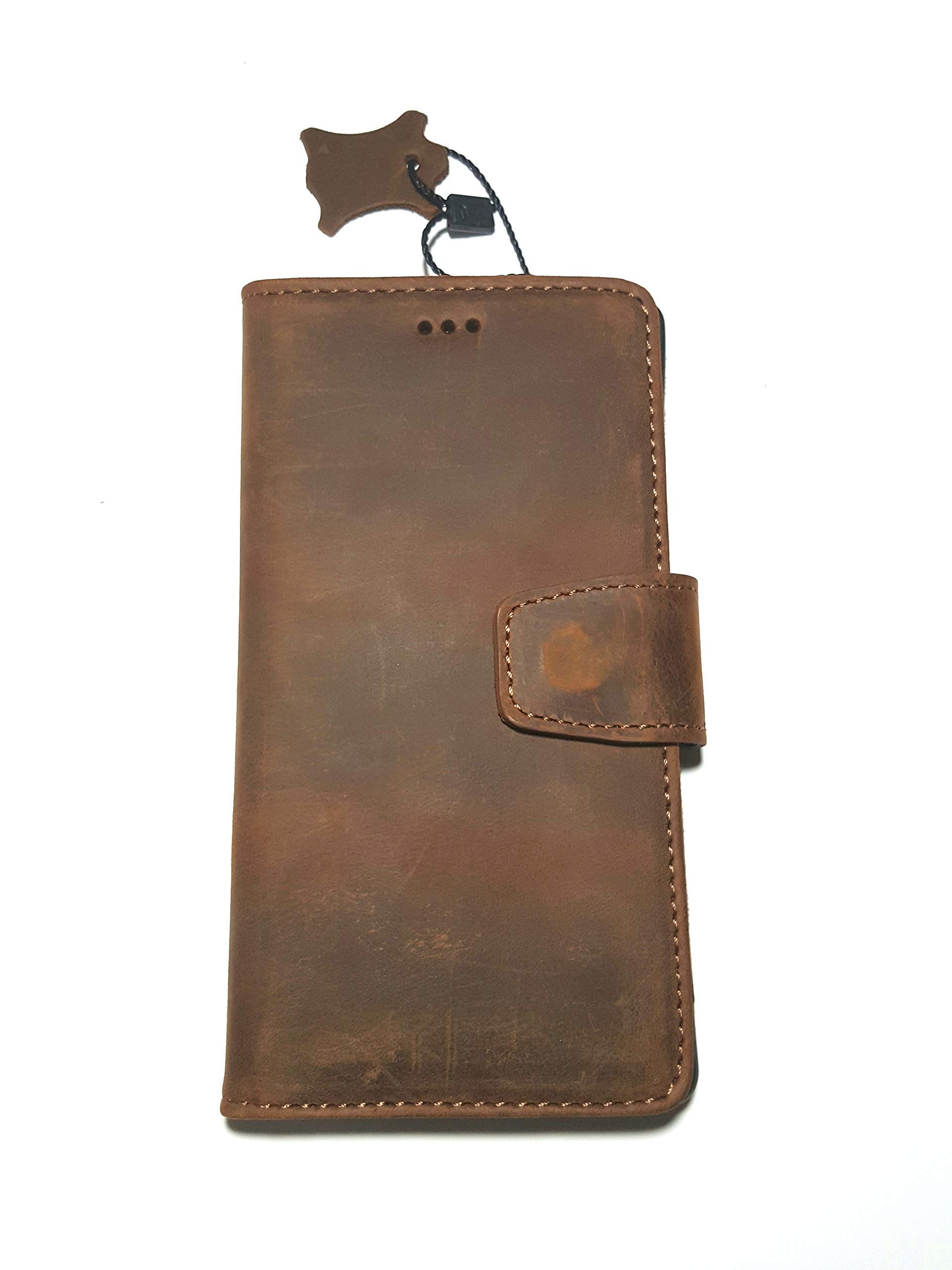 wbazaarSony Xperia Z4 Genuine Leather Phonecase Wallet Case Brown