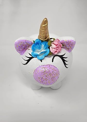 Alcancía para adultos debe romperse para abrir, cerámica, alcancía para niñas, caja de dinero para regalo en efectivo, banco de monedas, tarro de