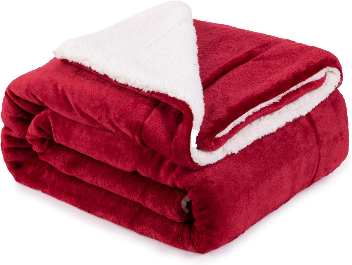 JX Sherpa Fleece Blanket Throw Blanket 400 GSM Double