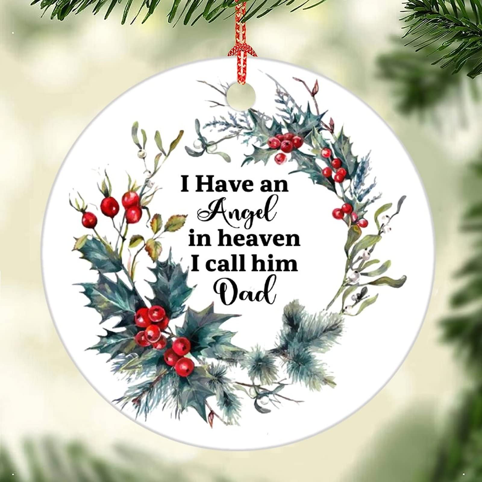 Buy I Have an Angel in Heaven I Call Him Dad Porcelain Ceramic