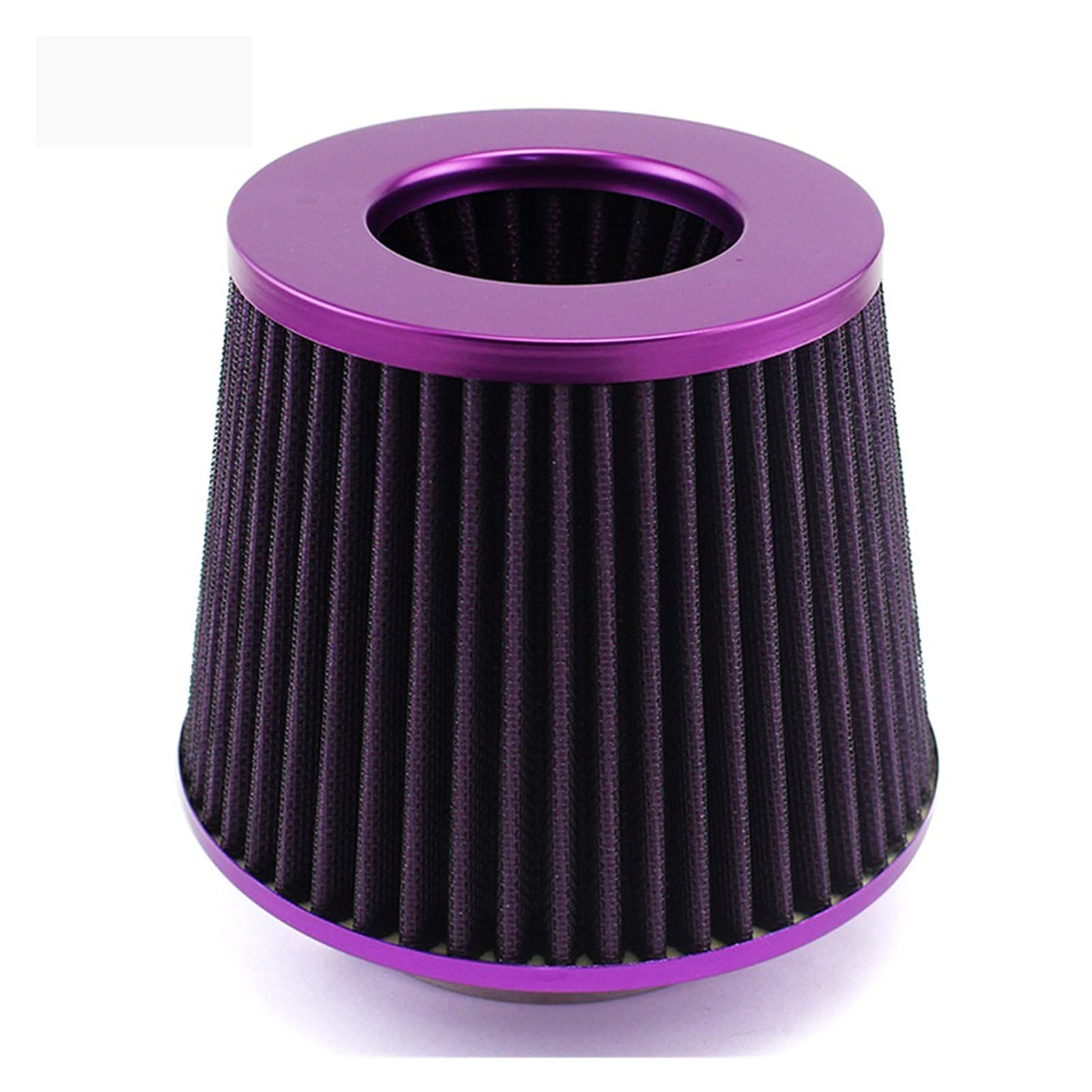 Sporty samochodowe 3-calowy stożkowy filtr wlotu powietrza 76 mm stożkowy filtr wydajności JDM Race Performance Filtr powietrza Aria Sportivo o wysokim przepływie 6 cali uniwersalny (kolor: