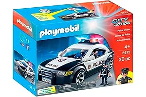 Police Cruiser Playset Playmobil Police Station Building Set