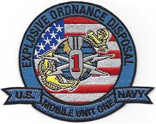 EOD Explosive Ordnance Disposal Mobile Unit One Patch