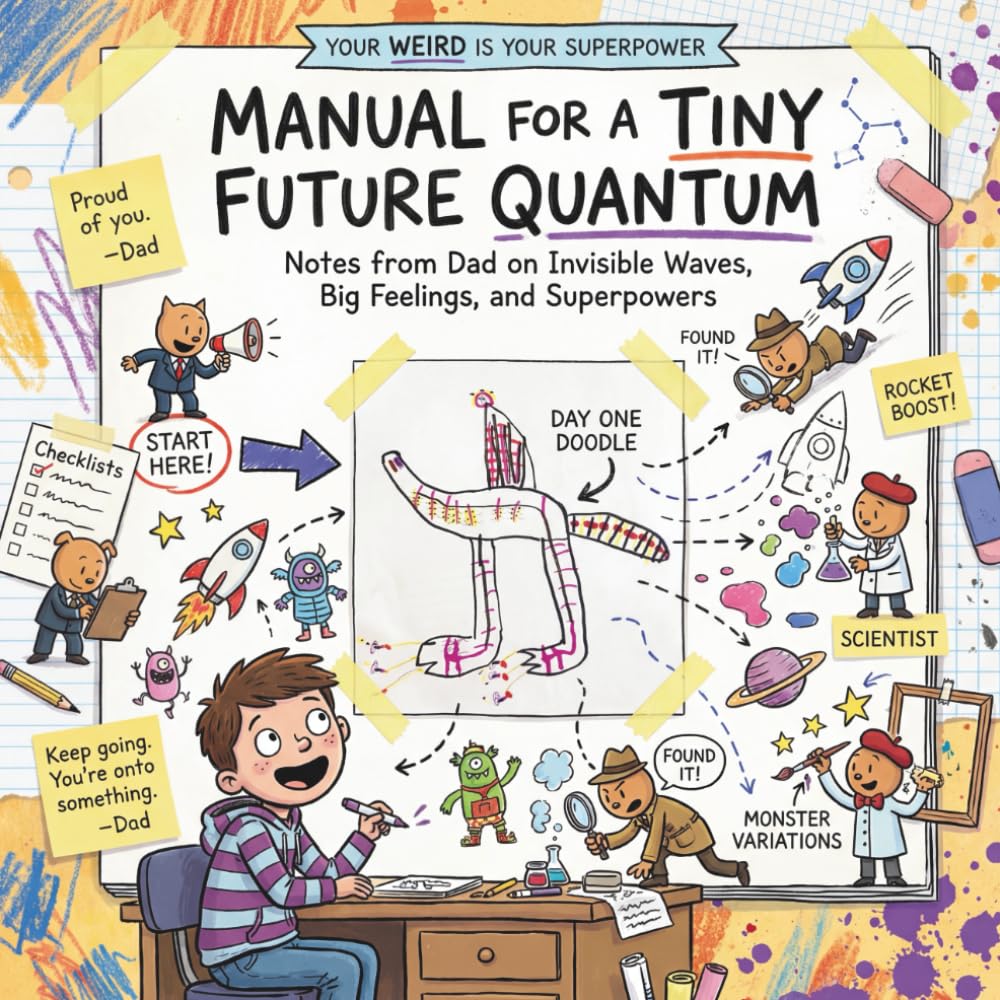MANUAL FOR A TINY FUTURE QUANTUM: Notes from Dad on Invisible Waves, Big Feelings, and Superpowers