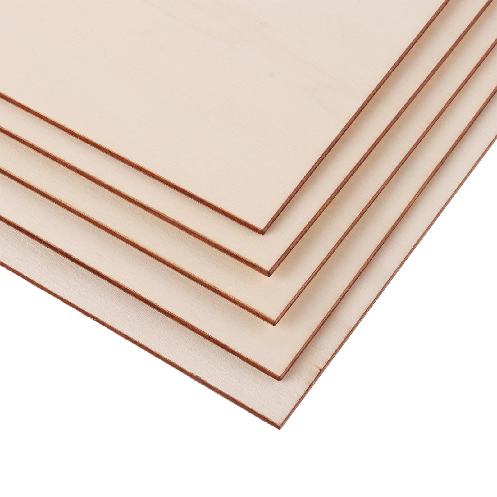 LOLYSIC 18 fogli di compensato da 3 mm, A3, pannelli di legno per fai da te, lavorazione laser, pirografia, modellismo, decorazione, quadri, 420 x 300 x 3 mm