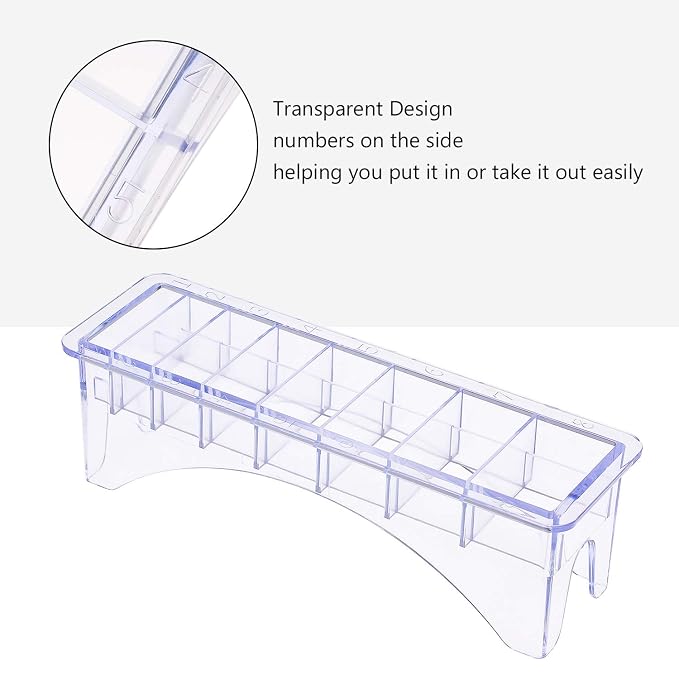 Accesorio Base 8 Rejillas Para Peine Guía Cortapelo miniatura 4