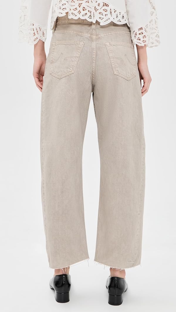 AG Adriano Goldschmied Women's Hattie Crop Jeans, Sulfur Light Taupe, 27 by AG Adriano Goldschmied - Used condition - Image 4