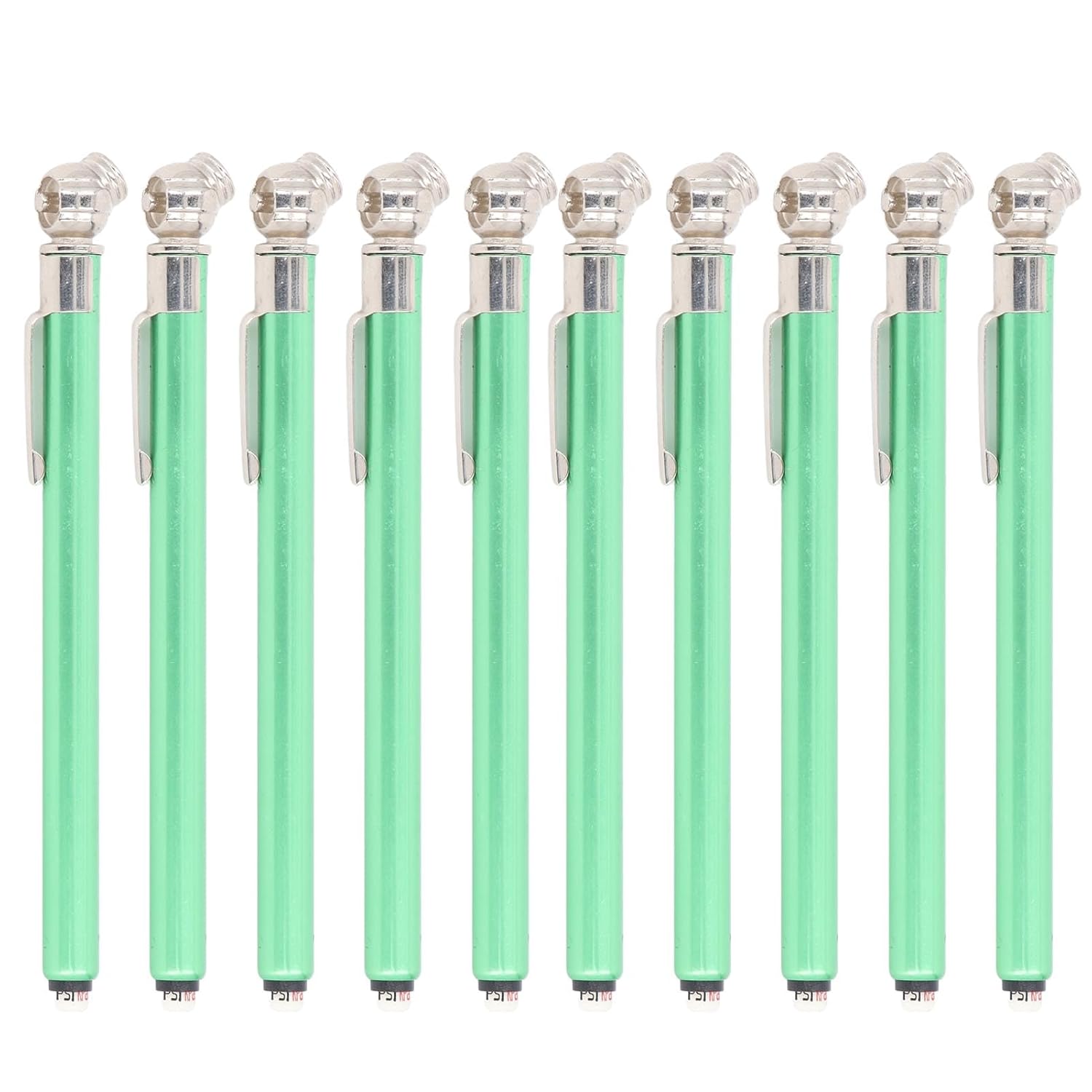 10PCS Pencil Tire Pressure Gauging, 3 Ranges 4 Sided Reading Air Pressure Gauging, Tire Air Gauging for Cars, Pickups, RVs