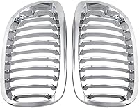 Vista 29 de Rejilla de Capó Frontal Riñón de Lujo Snap-on para 1999-2002 E46 Coupé Cabriolet Pre-facelift (1999-2002, Fibra de Carbono)