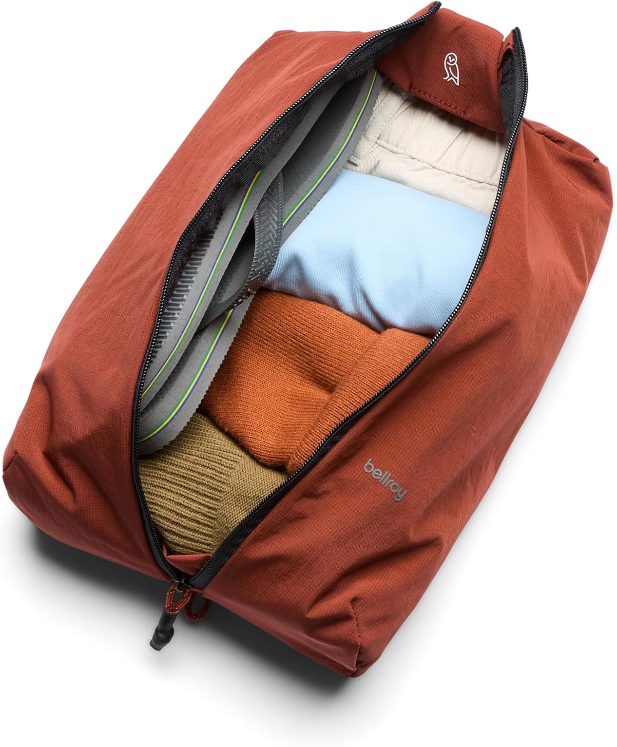 Bellroy Lite Packing Caddy 8L (Travel Organizer Packing Cube, Zip-up Storage Solution for Travel Near or far) - Clay - Image 2