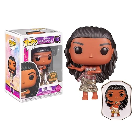Funko Pop! Ultimate Princess Collection - Moana Pop &Amp; Pin Vinyl Figure - Shop Exclusive
