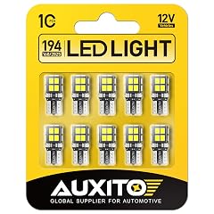 AUXITO 194 LED Bulb 6000K White 168 2825 W5W T10 Wedge 14-SMD Interior Car Bulbs Replacement for Dome
