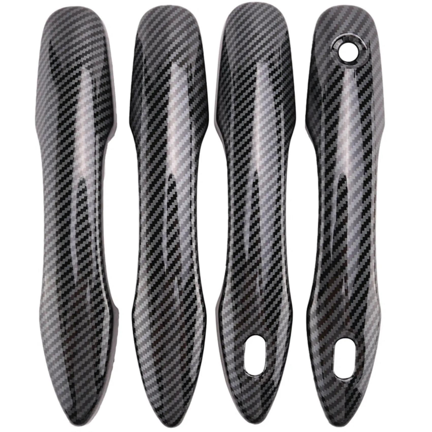 Csspdm One Color Carbon Fiber Side Smart Car Exterior Door Handle Cover Trim Protective For Toyota For Corolla 2019-2023 Hatchback