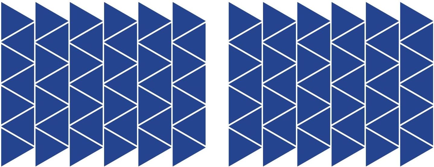 Amazon.com: LiteMark 2 Inch Blue Triangle Shape Wall Decal, Durable ...