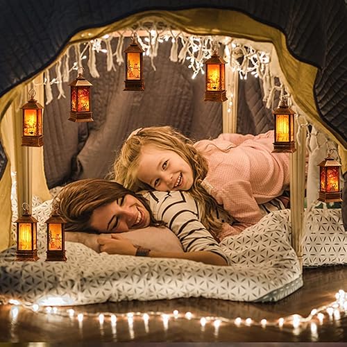 Miniatura 8 de Decoraciones de faroles de Navidad, decoración de iluminación de Navidad, decoración del árbol de Navidad, decoración del hogar, linternas pequeñas