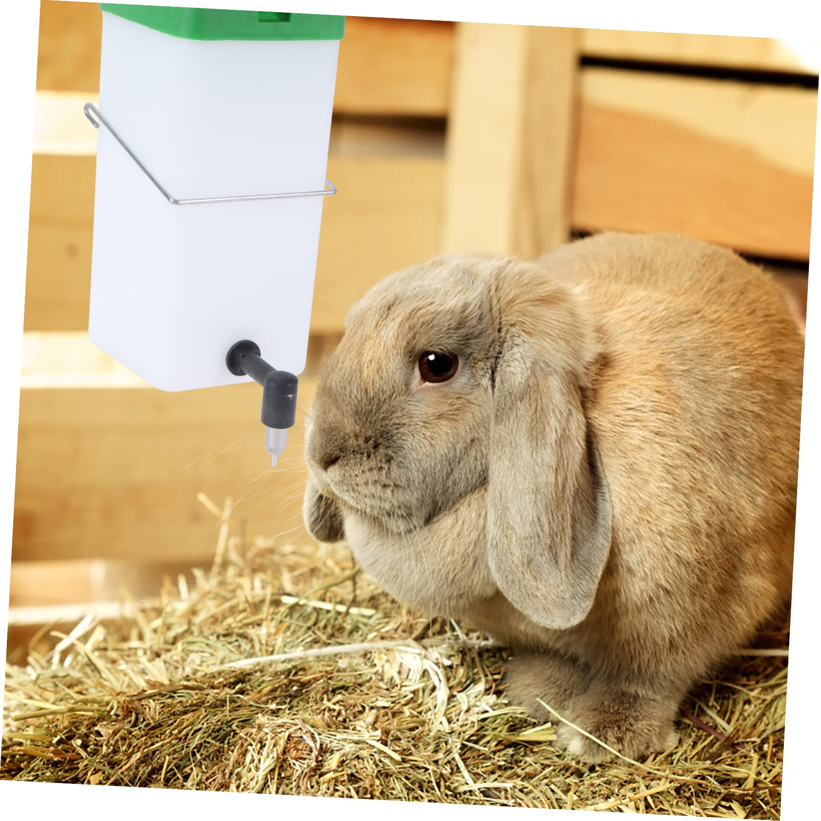 POPETPOP 3piezas Comedero Automático De Agua para Conejos Bebedero De Plástico Fuente De Agua para Jaula Diseño Sin Goteo y De Limpiar para Conejos y Animales