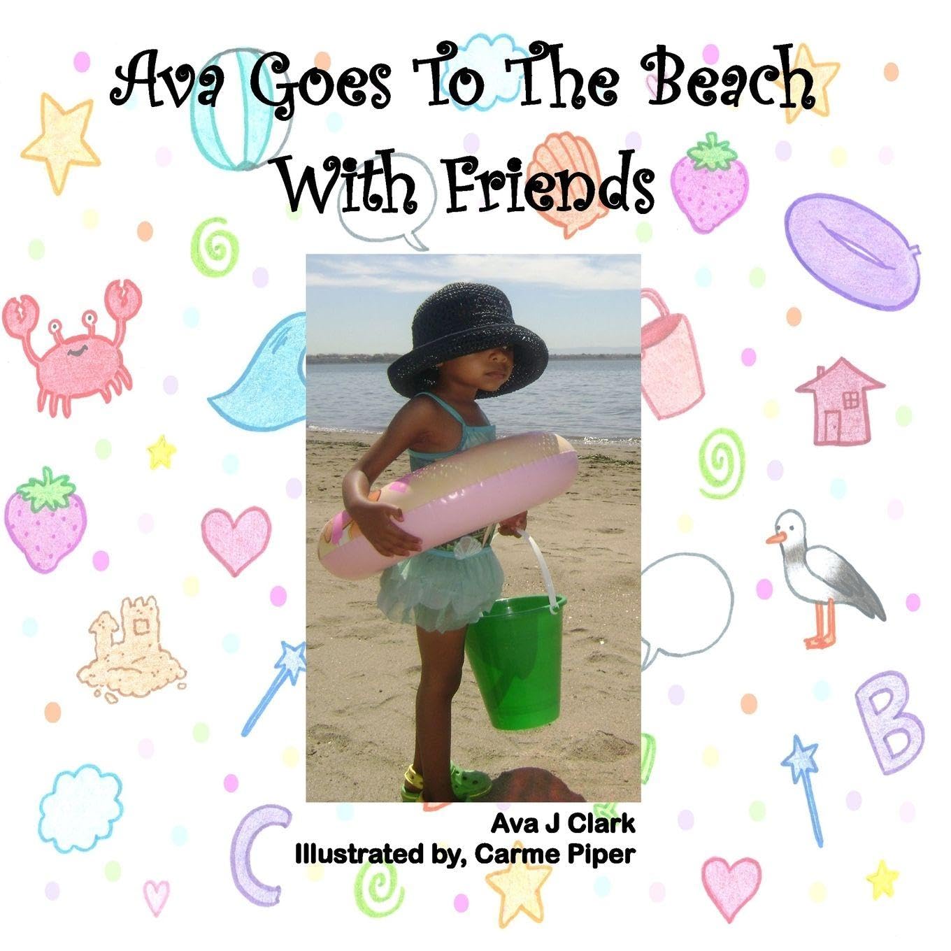 Ava Goes To The Beach with Friends