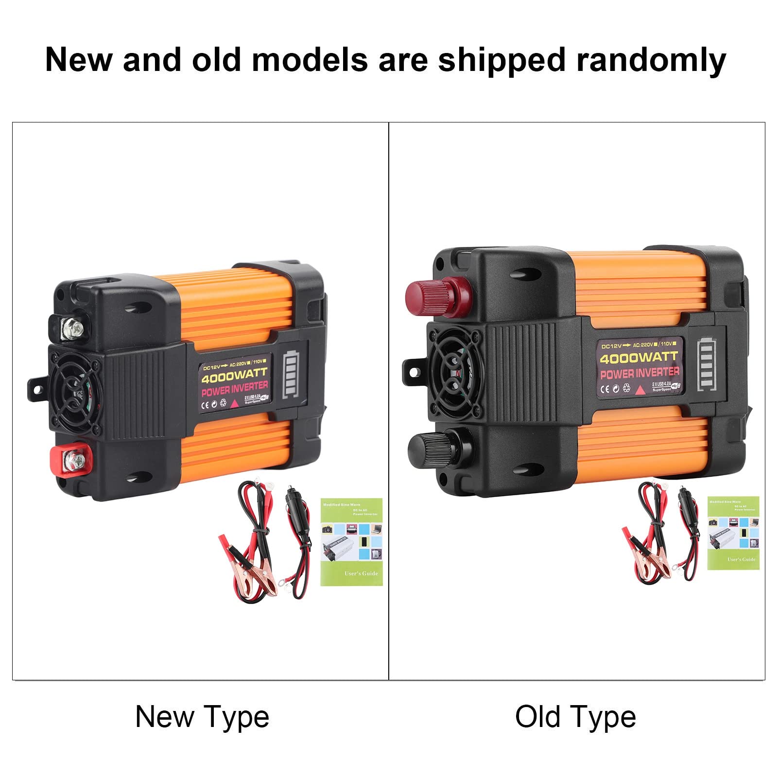 Inwerter Samochodowy 4000W z Dwoma Portami USB Zmodyfikowany