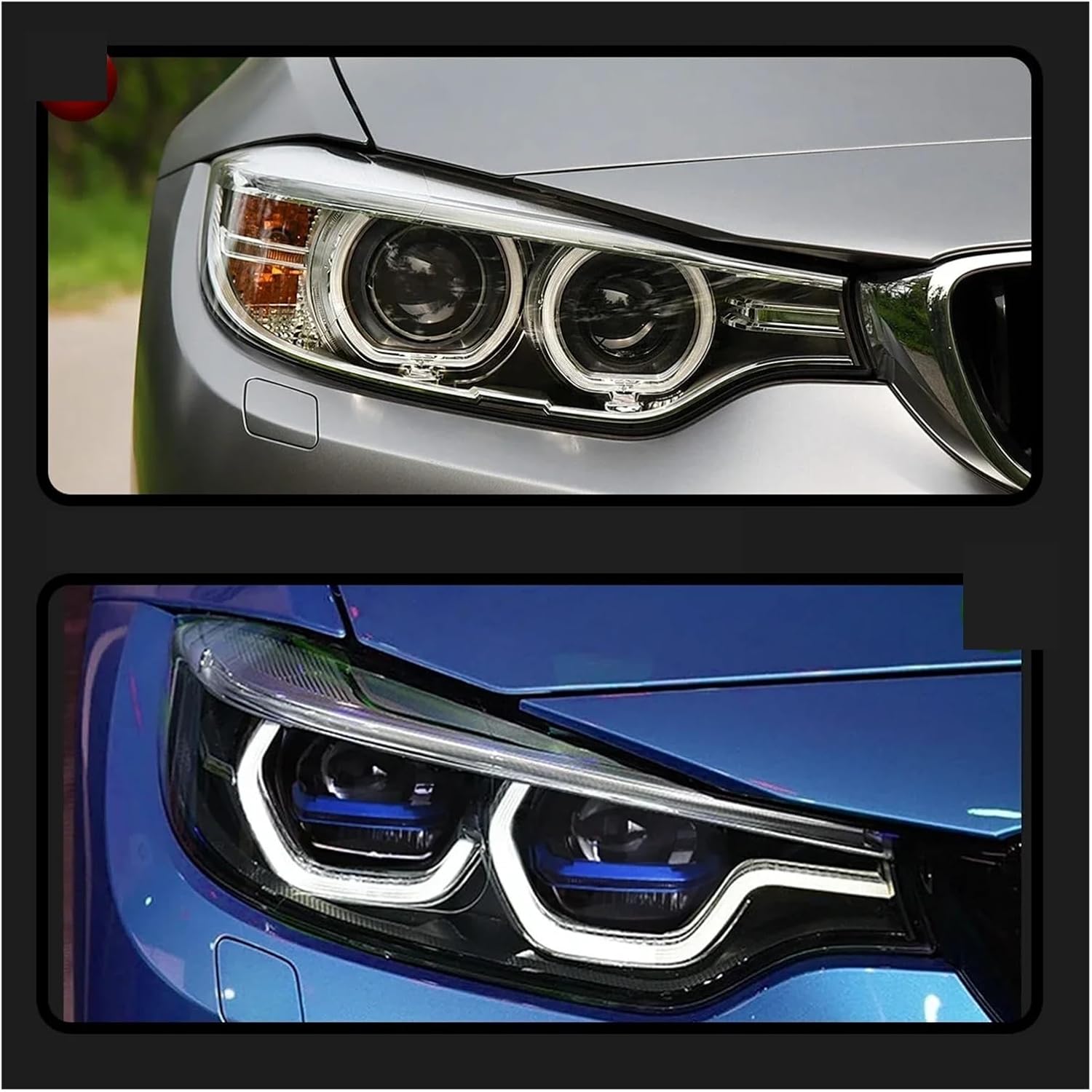 Compatible For BMW 4 Series F32 F36 Headlight 2013-2019 LED Projetor Head Lamp Daytime Running Light Automotive Accessories(2016-2018 6 PIN)