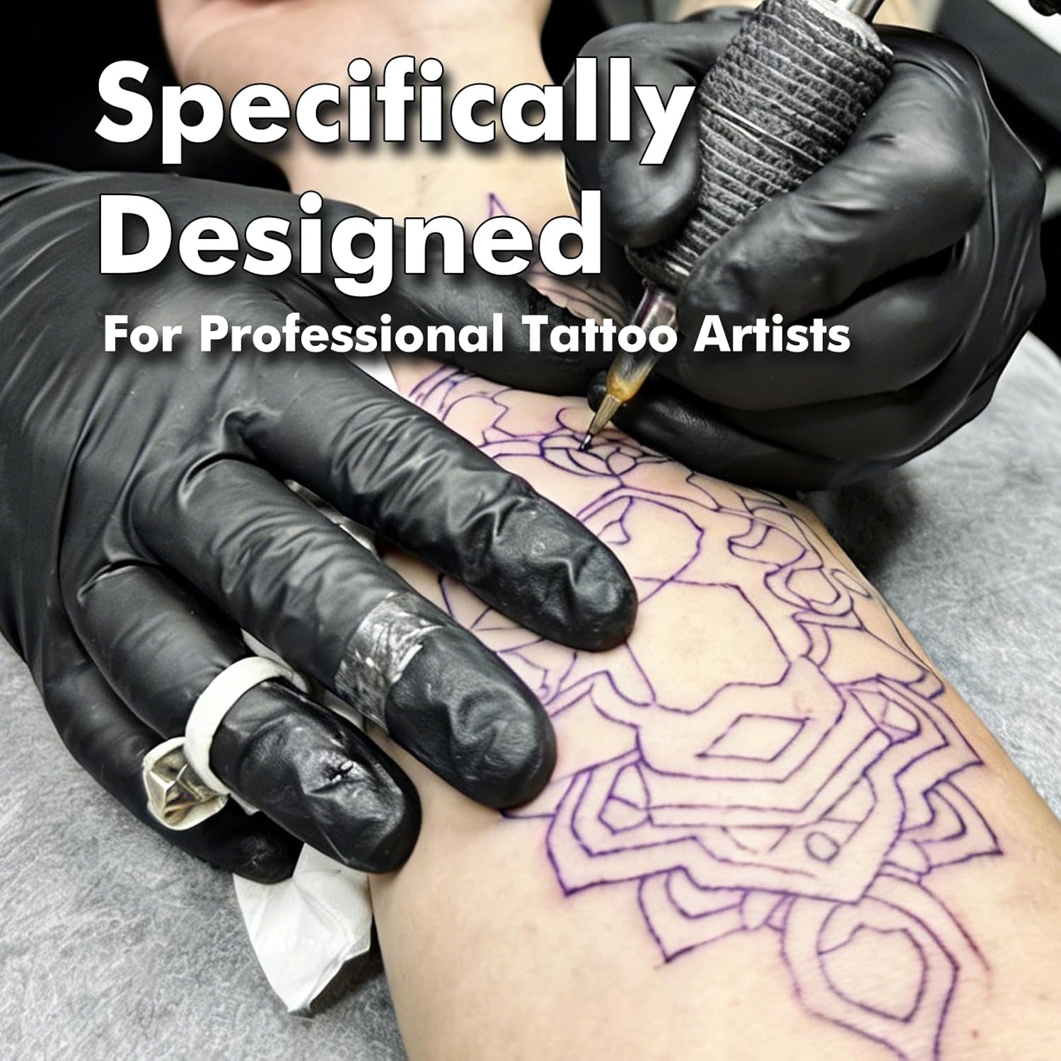 Tattoo Stencil Printer Ink (100ml) Refill for EcoTank Inkjet Printers - Professional Grade Transfer Ink - Clog-Free, Smudge-Proof Formula for Crisp & Long-Lasting Stencils