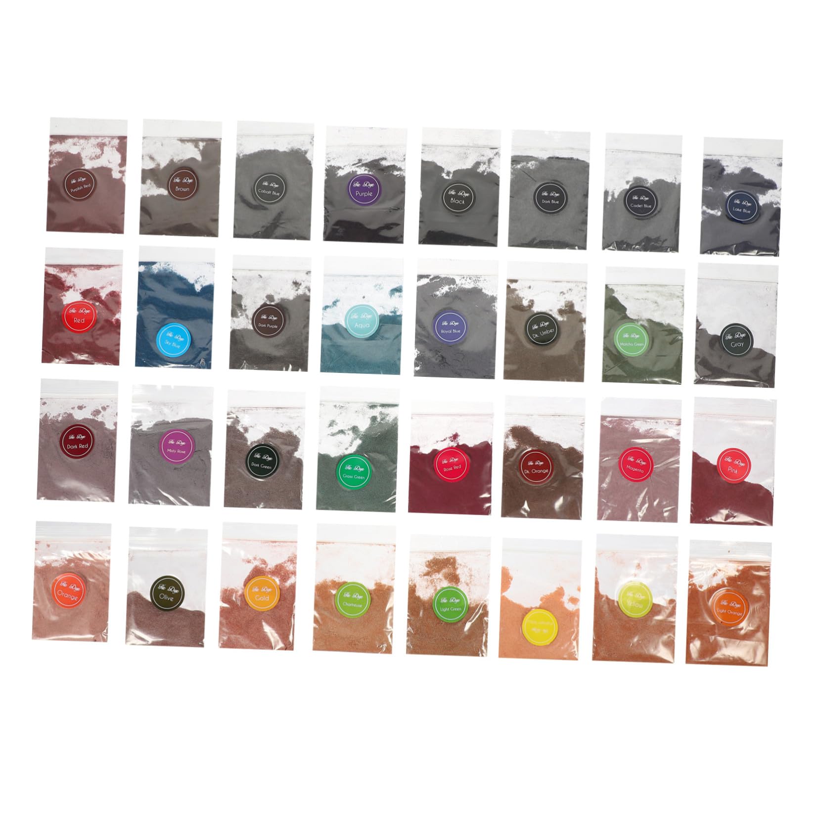 Teinture textile 32 couleurs poudre Mipcase pour vos activités de loisirs créatifs en famille