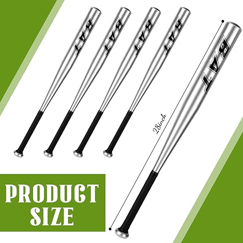 Miniatura 3 de Jenaai 4 bates de béisbol ligeros de sóftbol de 28 pulgadas de aluminio para entrenamiento de béisbol actividades deportivas
