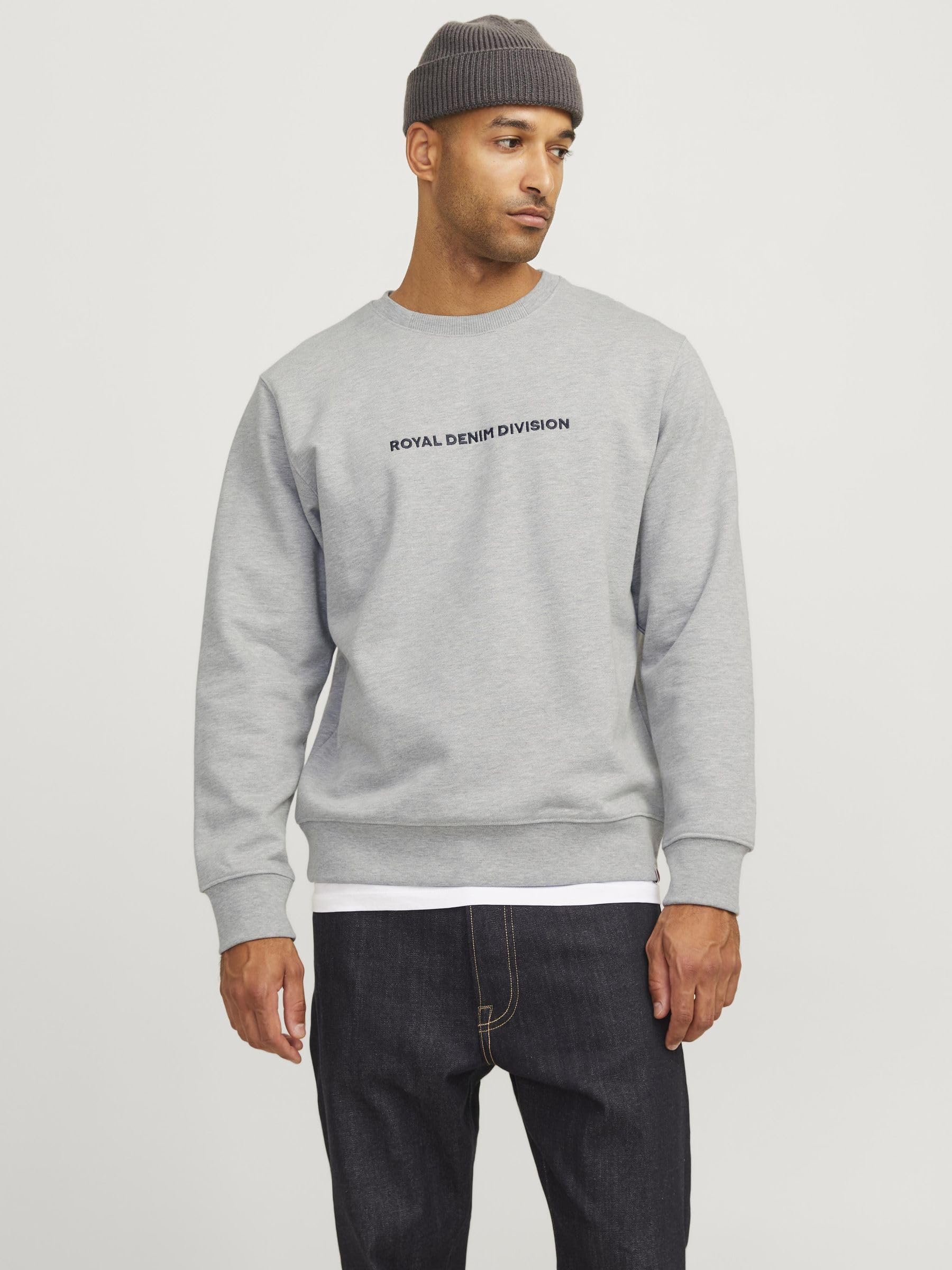 JACK & JONES Rddryder Sweat Crew Neck SN Maglia di Tuta Uomo (Pacco da 1)