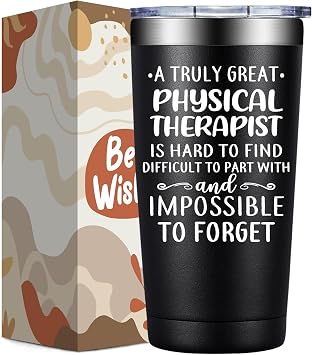 Physical Therapist Gifts for Men - Gift for Physical Therapy Month - Christmas Thank You Gifts for Physicals Therapists Assistant - 20oz Insulated Tumbler