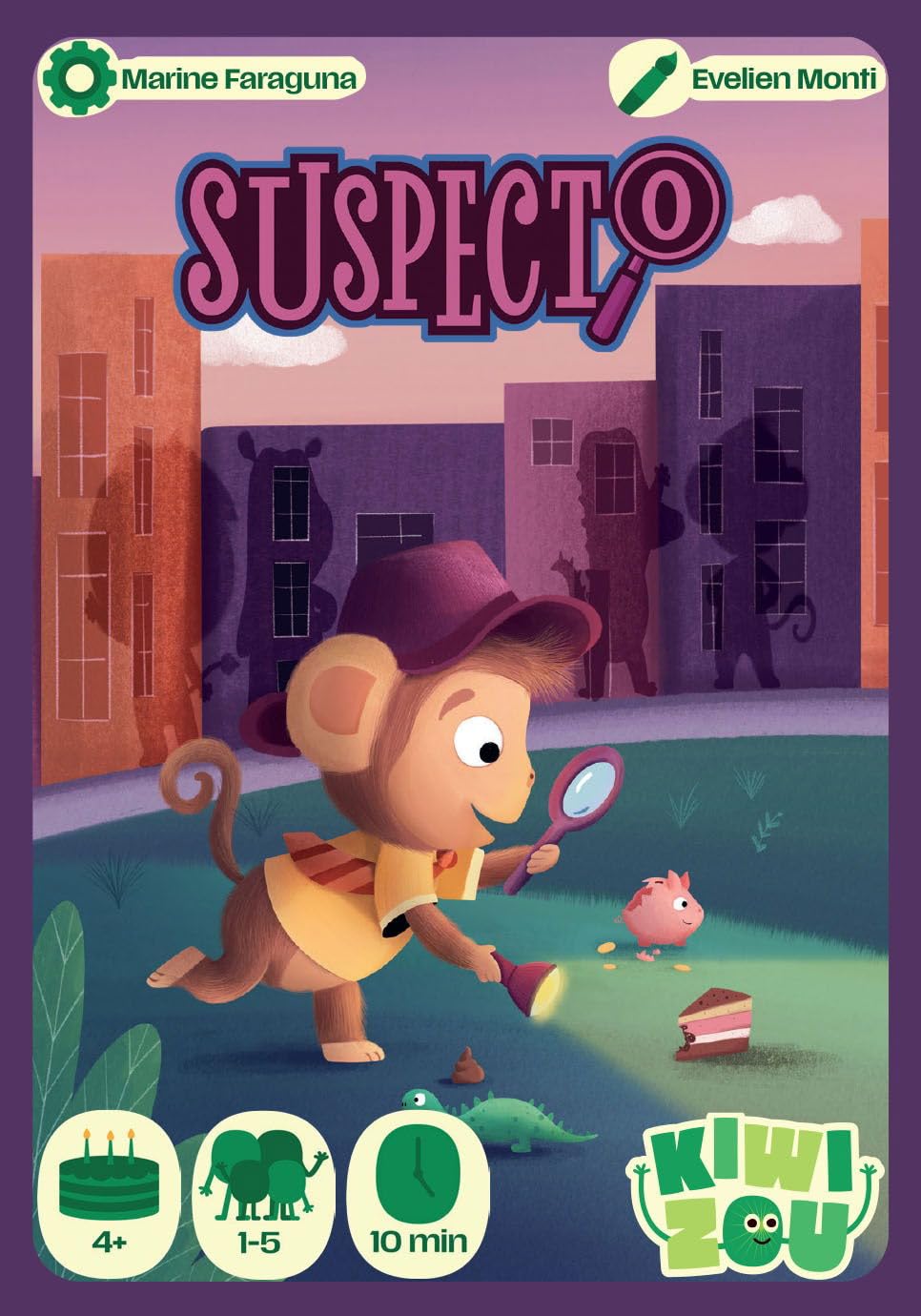 Suspecto, enquête coopérative enfants, 1-5 joueurs dès 4 ans