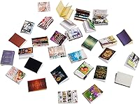 Vista 1 de 30PCS 1:12 Scale Miniatures Doll House Books Mini Books Books for Mini House Decor
