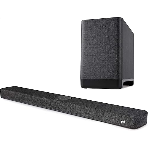 React Sound Bar & Polk React 7-inch Subwoofer