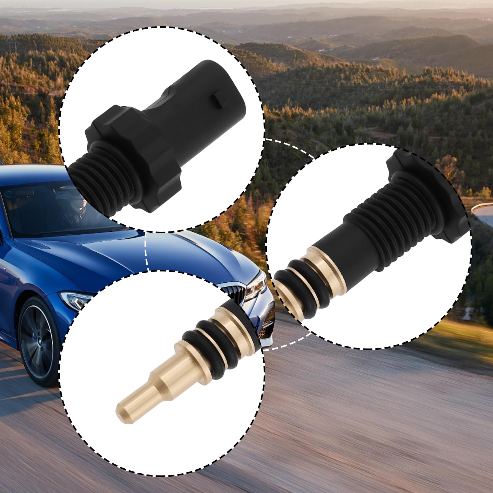 Sensore Di Temperatura Per Autoveicoli Sensore Di Temperatura Del Carburante 13627797957 Compatibile Con BMW Serie 3 2004-2019