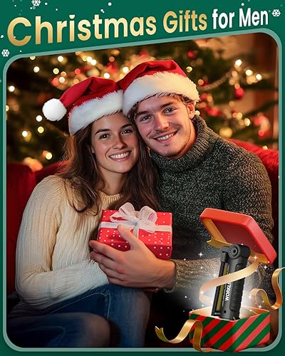 Vista 12 de Coquimbo Herramientas de regalo para hombres, papá, marido, luz LED recargable, accesorios para parrilla, linterna magnética con gancho para colgar