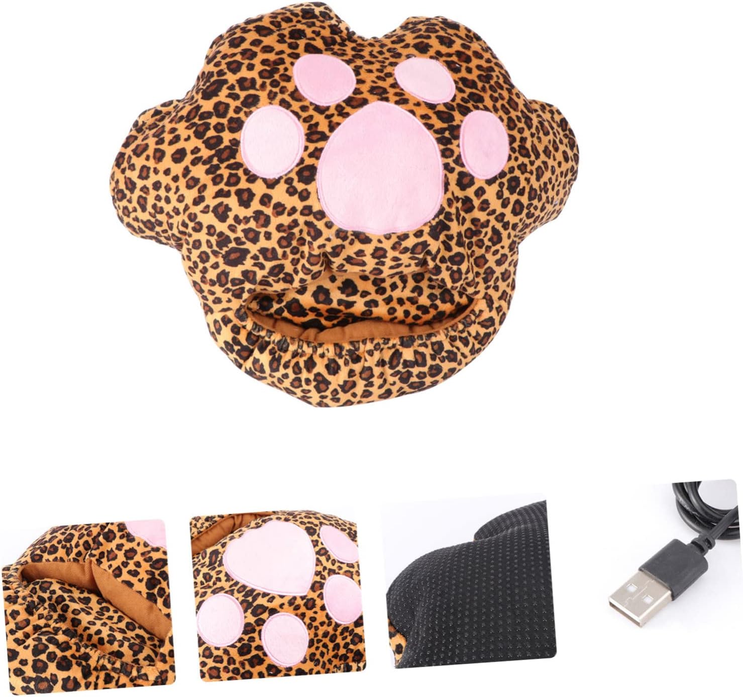 Rapid Heating Foot Heater Heater Shoes Heating Slippers Winter Foot Warmers Non-Skid Rechargeable Plush Material Hand Washable