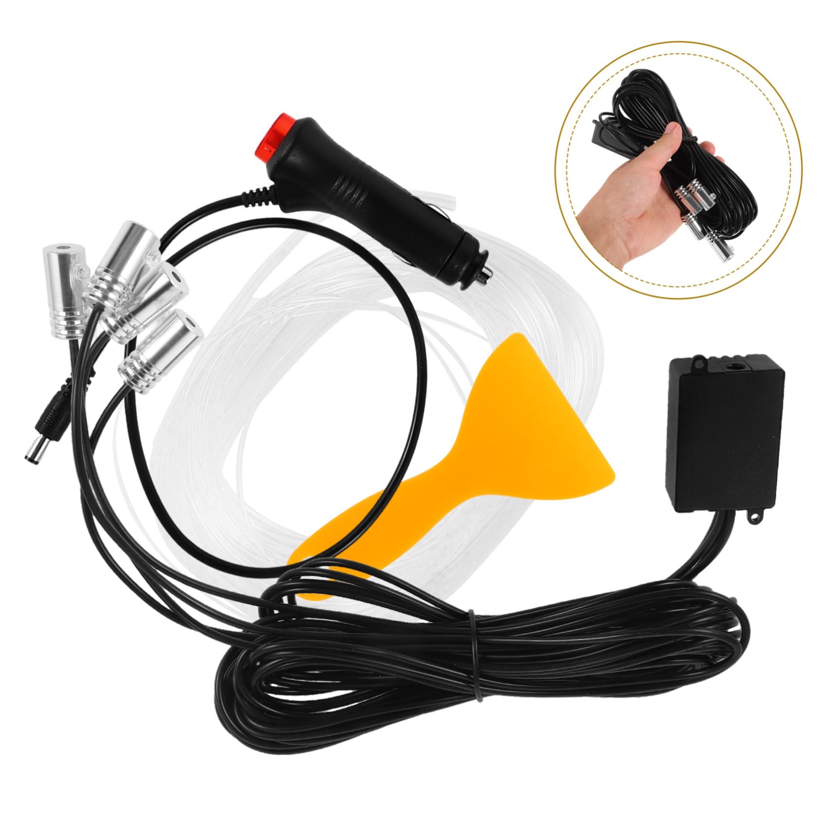 Luces LED Interiores de Coche Fibra Óptica 10 W 12 V