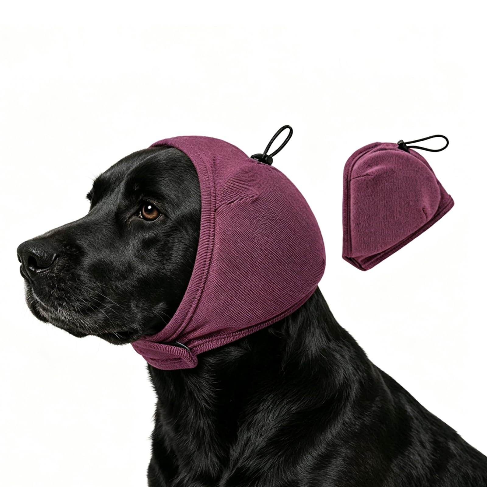 Dog Ear Muffs Noise Protection, Thickened Foam No Flap Ear Wrap for Dogs