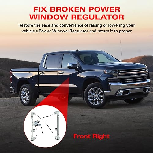 Miniatura 5 de BDFHYK 741-431 Elevalunas eléctrico con motor delantero derecho del pasajero para F-150, Lobo  2004 2005 2006 2007 2008 04 05 06 07 08