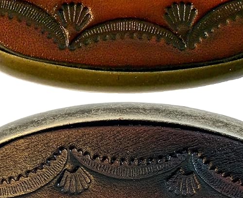 Vista 5 de Leather Custom Made Name Belt Buckle - USA - Up to 6 Letters